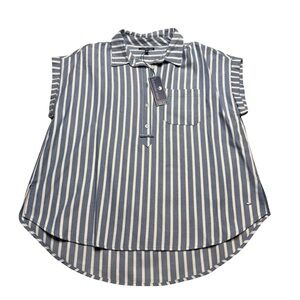 ✨ SOUTHERN SHIRT COMPANY Sleeveless Striped Button Front Top Size M ✨‎